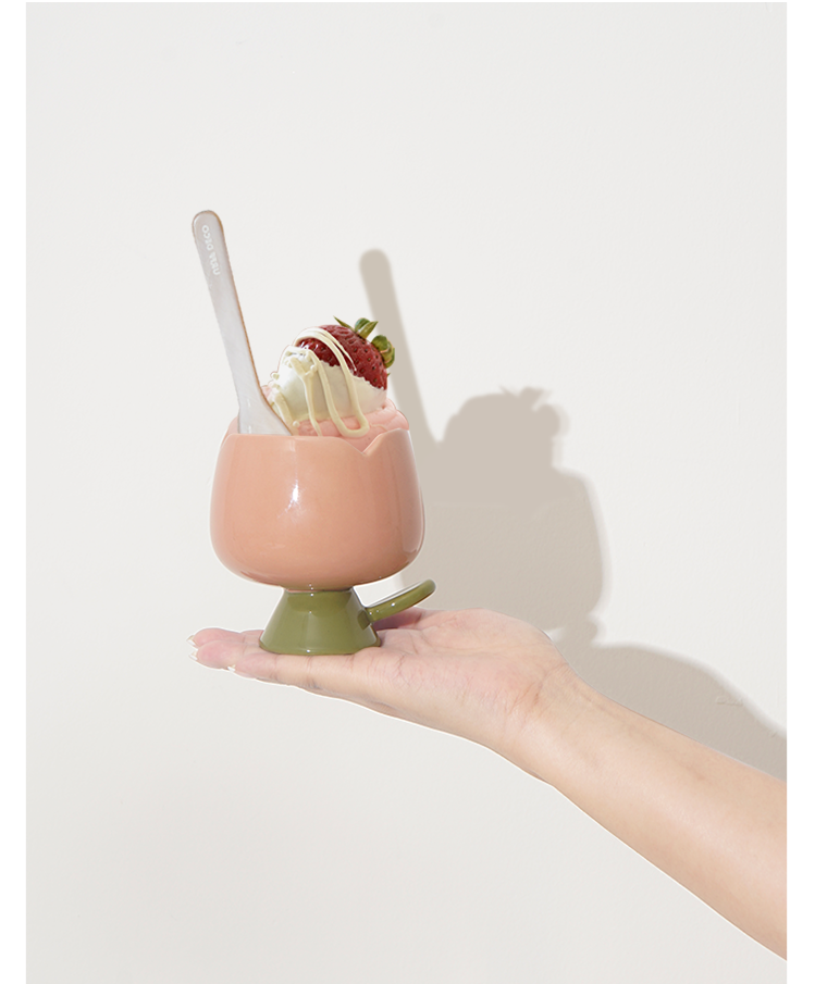 Ceramic Blooming tulip cup