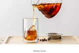 Hyperbolic double-layer insulated Coffee Glass
