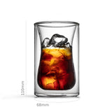 Hyperbolic double-layer insulated Coffee Glass