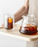Hyperbolic double-layer insulated Coffee Glass