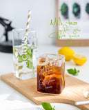 Delicious Square Drinking Glass