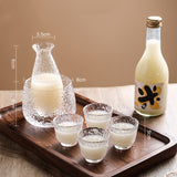 Japanese-Style Sheri glass sake set