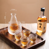 Japanese-Style Sheri glass sake set