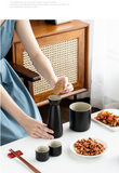 Japanese-style ceramic sake Flagon -Three colours