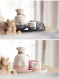 Japanese-style Snow Flake sake flagon