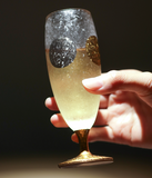 Ishizuka sun and moon frosted Whiskey Champagne Sake Glasses