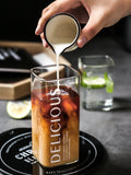 Delicious Square Drinking Glass