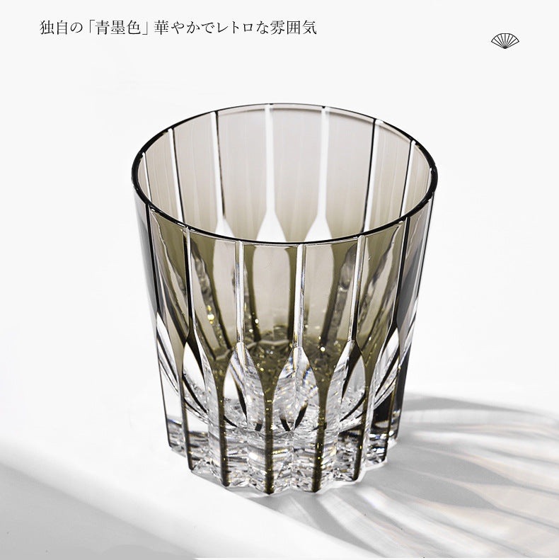 Japanese Edo Kiriko handmade Whiskey Glass