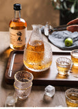 Japanese-Style Sheri glass sake set