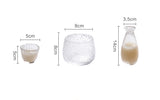 Japanese-Style Sheri glass sake set