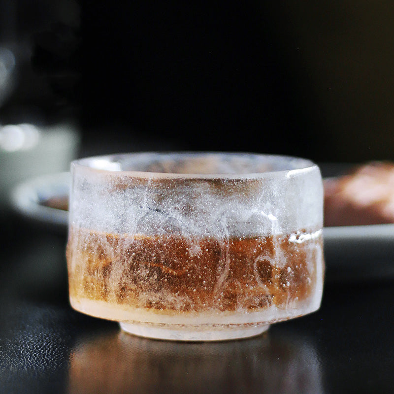 Japanese-style Iced Glazed Sake Cup