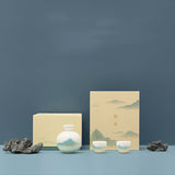Jingdezhen ceramic slightly drunk sake set