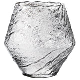 Japanese-style hand-hammered Whirlwind shaped glass