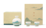 Jingdezhen ceramic slightly drunk sake set