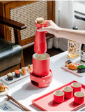 Japanese-style ceramic sake warming stove