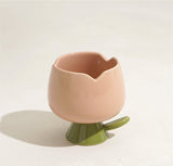 Ceramic Blooming tulip cup