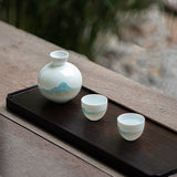 Jingdezhen ceramic slightly drunk sake set