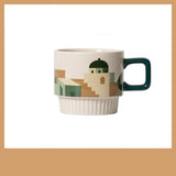 Morandi Oasis Retro Ceramic coffee Mug