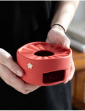 Japanese-style ceramic sake warming stove