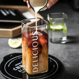 Delicious Square Drinking Glass