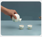 Jingdezhen ceramic slightly drunk sake set