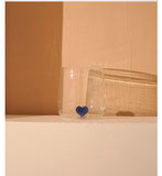 Heart water glass