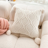 Puff Ball Cashmere Cushion