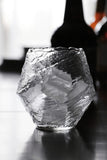 Japanese-style hand-hammered Whirlwind shaped glass