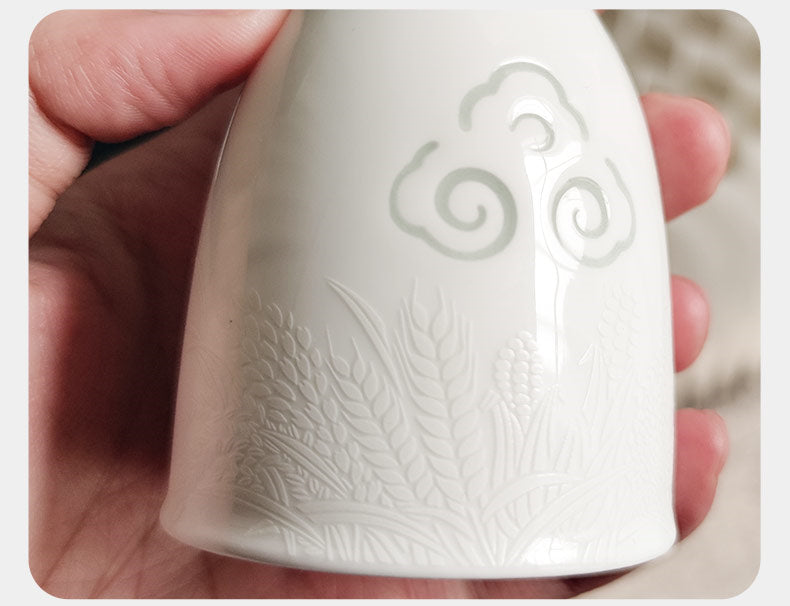 Jingdezhen ceramic Good Luck sake set
