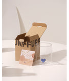 Heart water glass