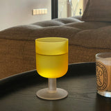 Nordic frosted sunset goblet Wine Glass
