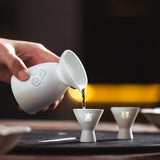 Jingdezhen ceramic Good Luck sake set