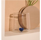 Heart water glass