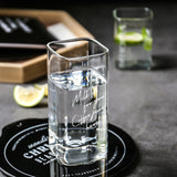 Delicious Square Drinking Glass