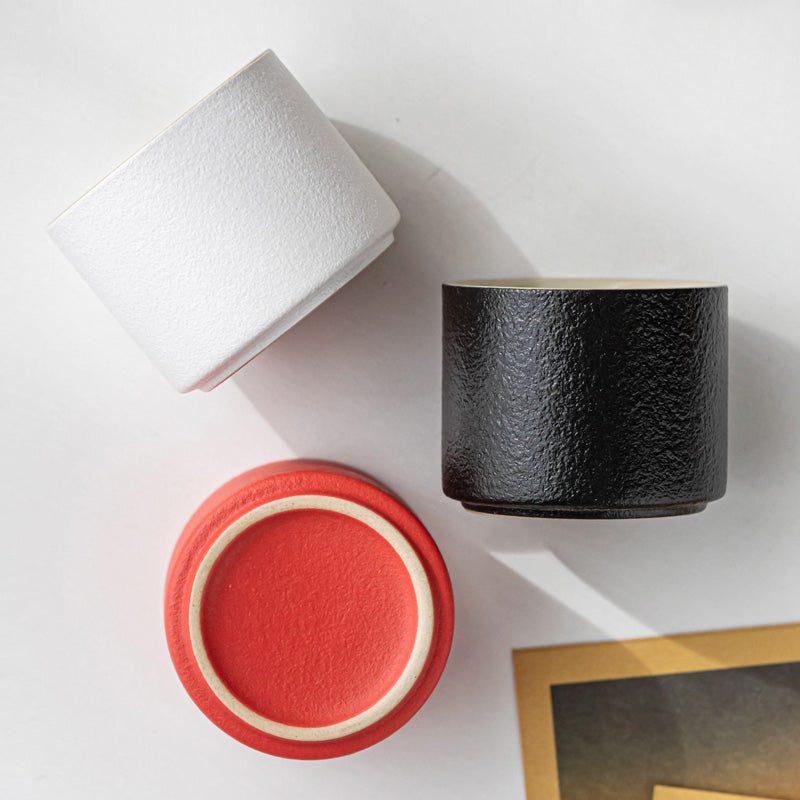 Japanese-style ceramic sake Cup -Three colours