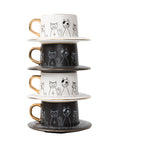 European style kitty Ceramic coffee cup