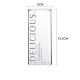 Delicious Square Drinking Glass