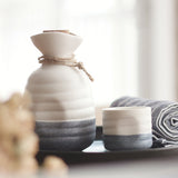 Japanese-style Snow Flake sake flagon