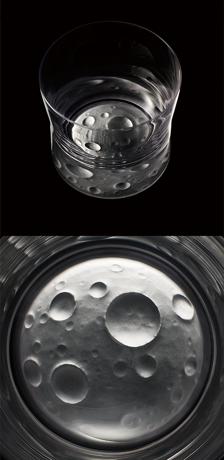 LUNA-2 Moon 250ml Whiskey Glass - Frosted & Classic