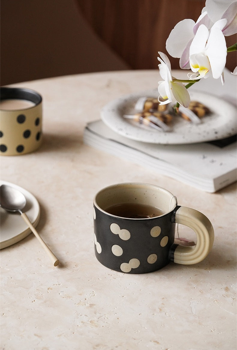 Polkadots handmade Coffee Mug