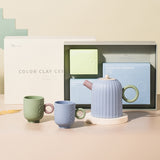 Morandi Style Colourful Afternoon Tea Ware
