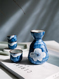 Easypocket Japanese Ceramic Painted Sake Set