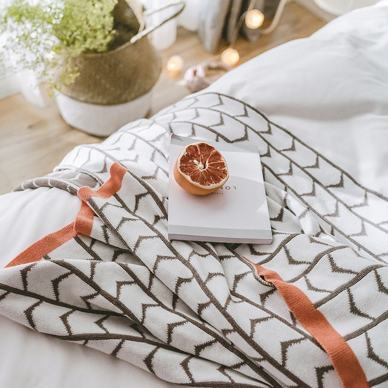 Simple Nordic Leisure Blanket