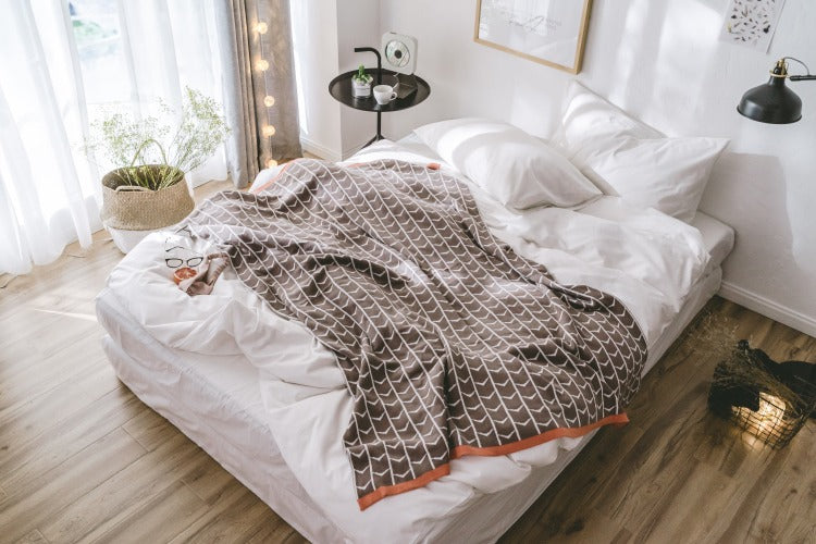 Simple Nordic Leisure Blanket