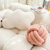 Puff Ball Cashmere Cushion