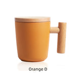 T-handle frosted ceramic Tea Cup